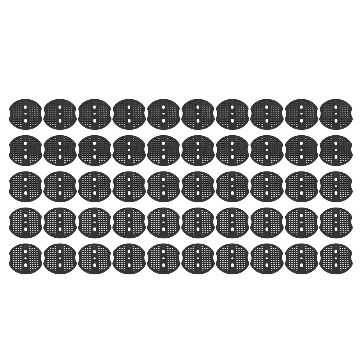 Garden Stakes Gasket Landscape Plastic Gasket Garden Stakes Pad for Weed Barrier Create Sturdier Hold 50pcs