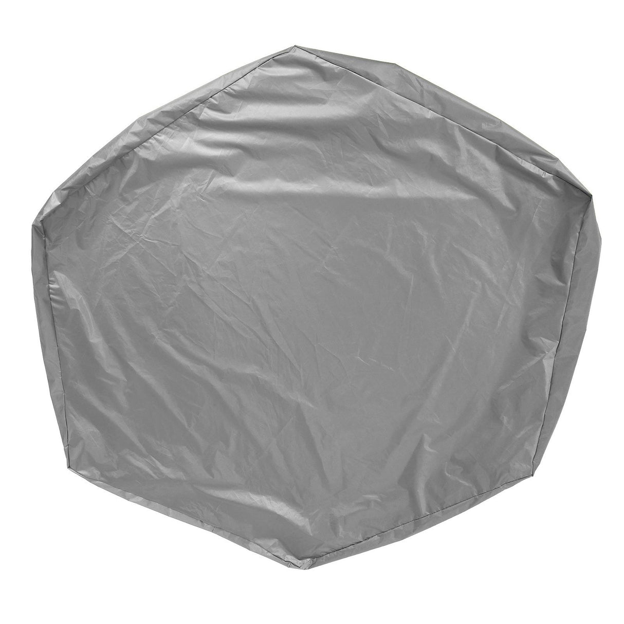 Sandbox Cover Hexagon Sandpit Sand Toys Cover Waterproof Pool Cover with Drawstring for Outdoor Garden Grey