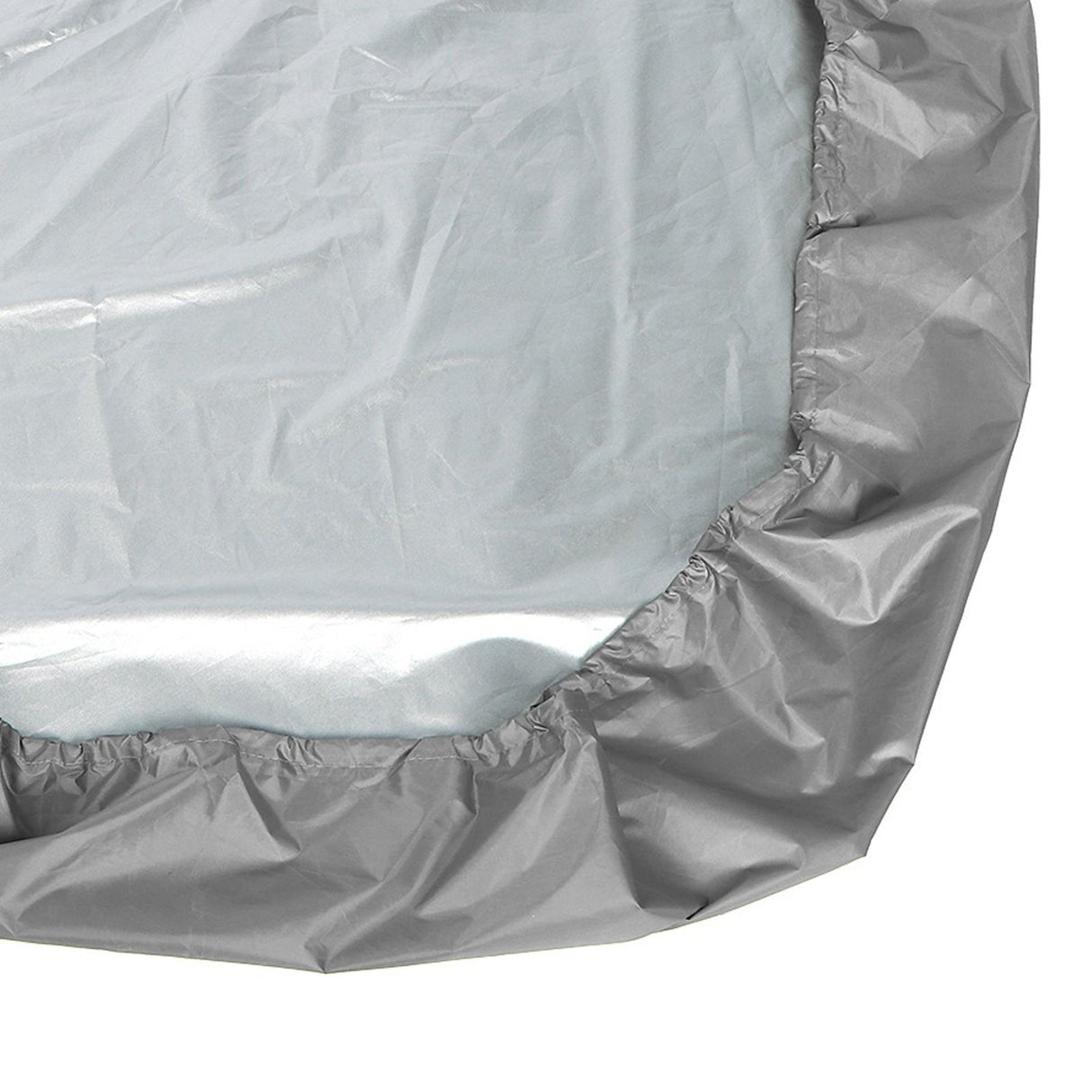 Sandbox Cover Hexagon Sandpit Sand Toys Cover Waterproof Pool Cover with Drawstring for Outdoor Garden Grey