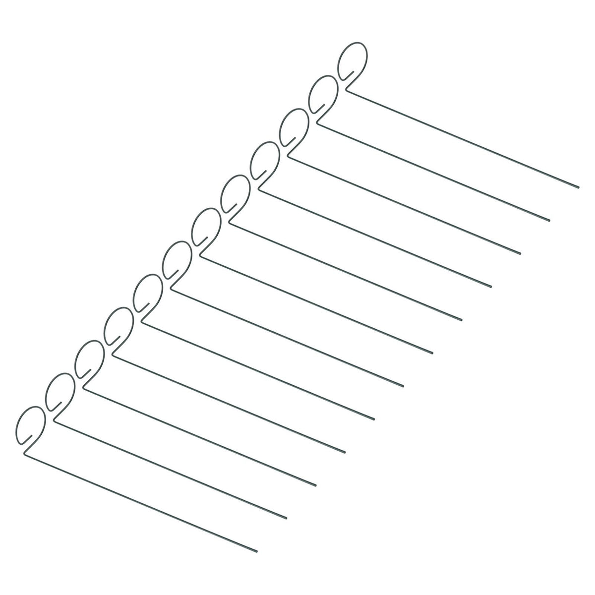 12Pcs Plant Stakes Reusable Plant Sticks Support Anti Rust Stem Flower Support for Home Garden Yard Farm
