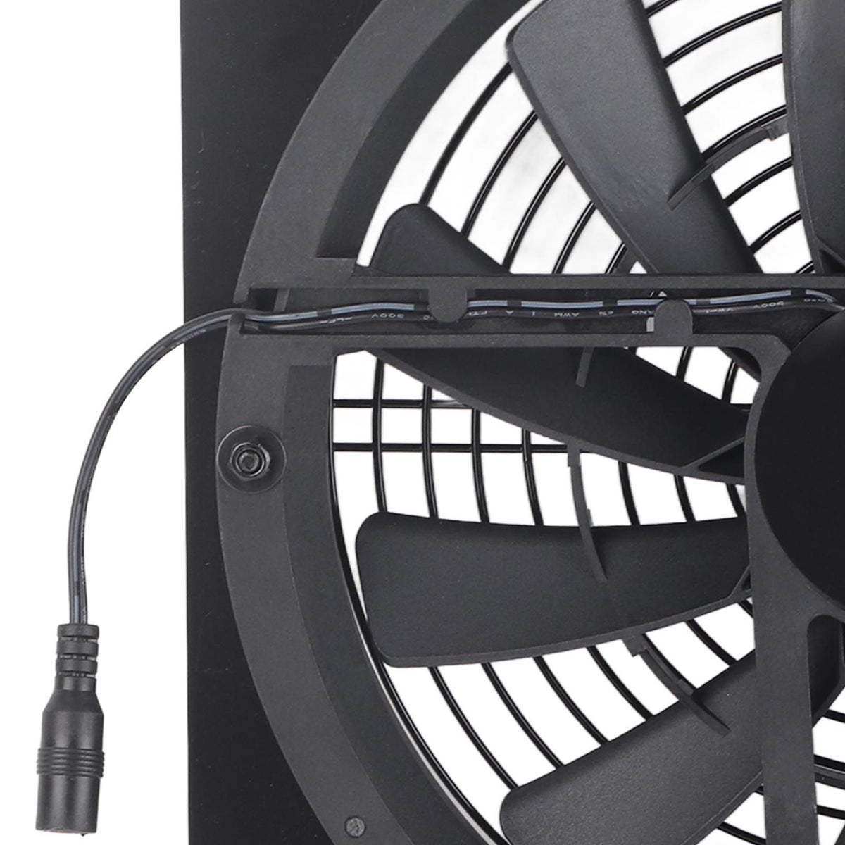 100W 18V Solar Panel Powered Exhaust Fan 13.5 Inch Solar Powered Attic Ventilator for Pet House Chicken Coop RV Greenhouse
