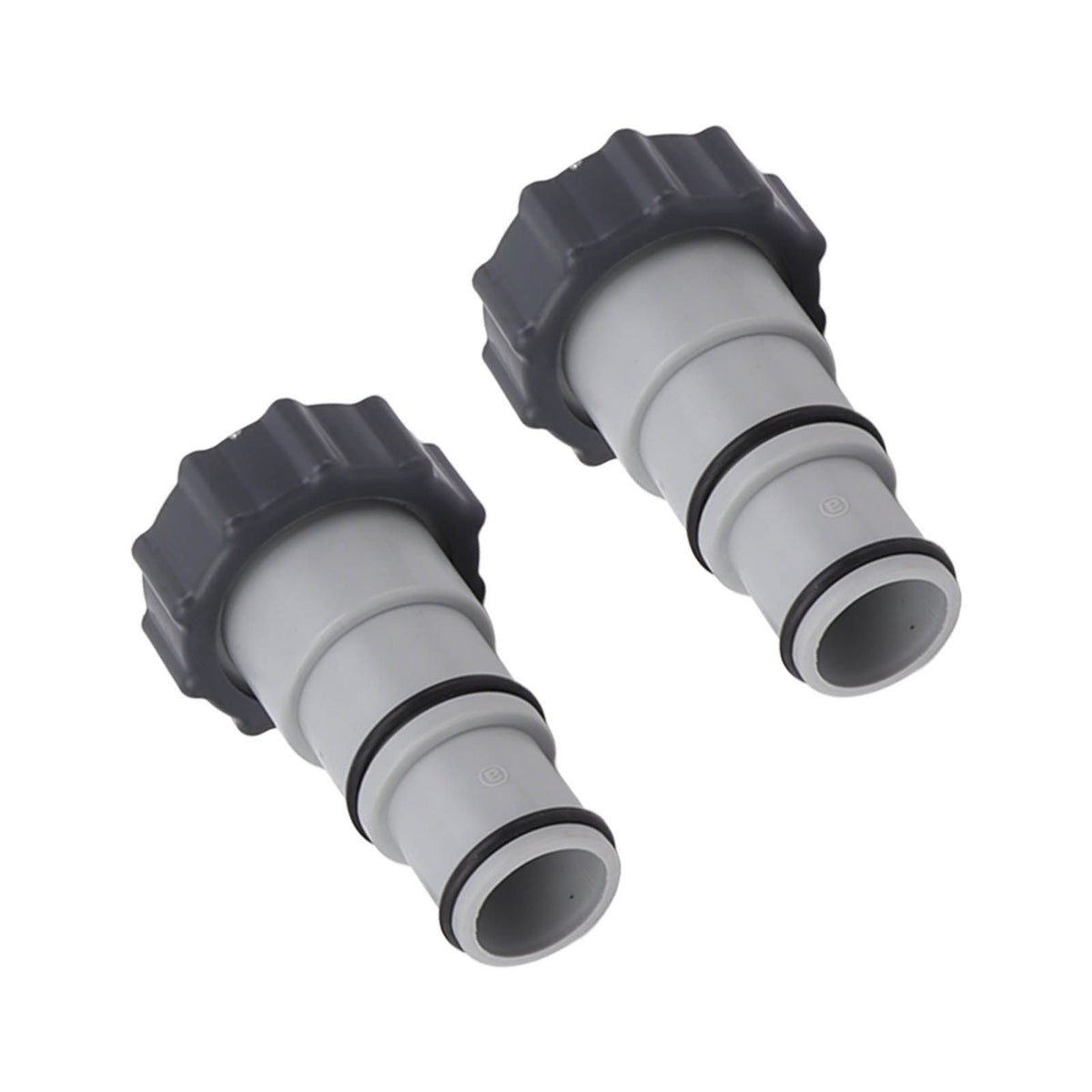 2PCS Pool Hose Adapter with Collar Replacement Threaded Connection Pump Hose Adapter for Intex Fit ARU