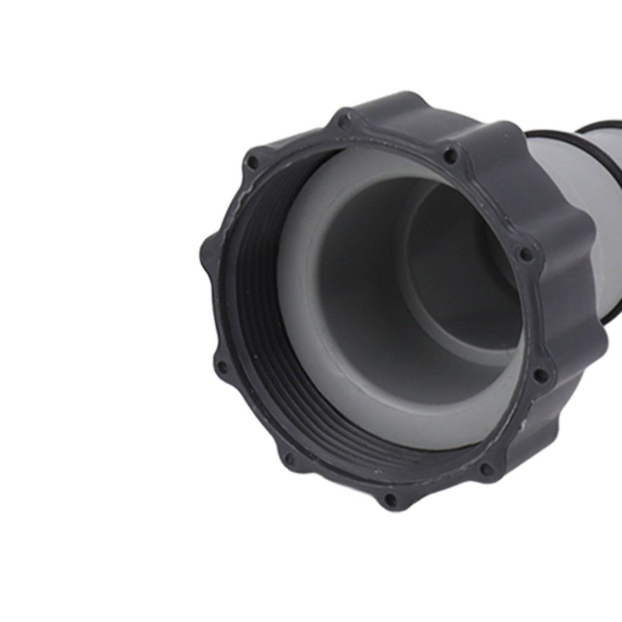 2PCS Pool Hose Adapter with Collar Replacement Threaded Connection Pump Hose Adapter for Intex Fit ARU