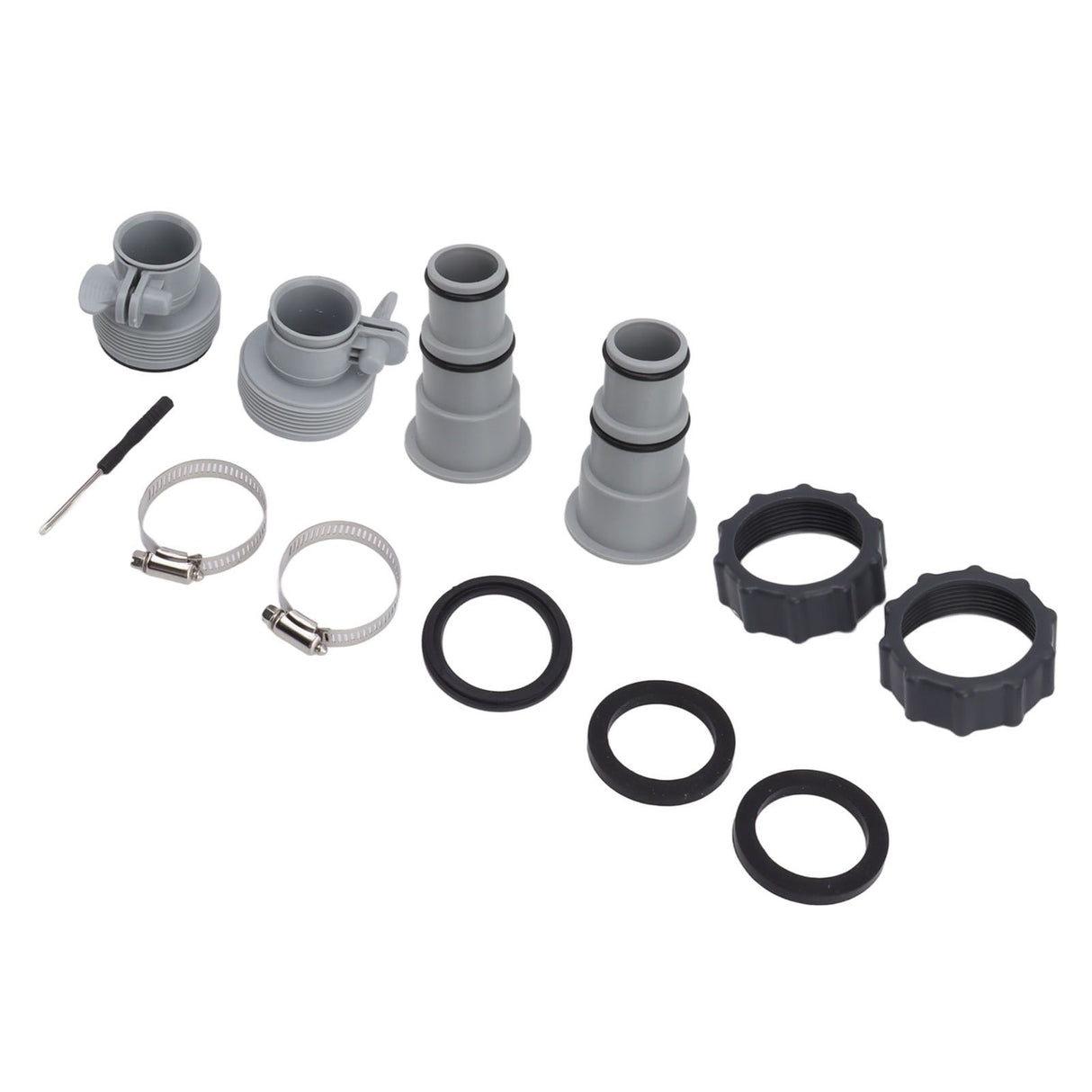 Pool Hose Adapter Replacement Hose Adapter with Collar for Threaded Connection Pumps