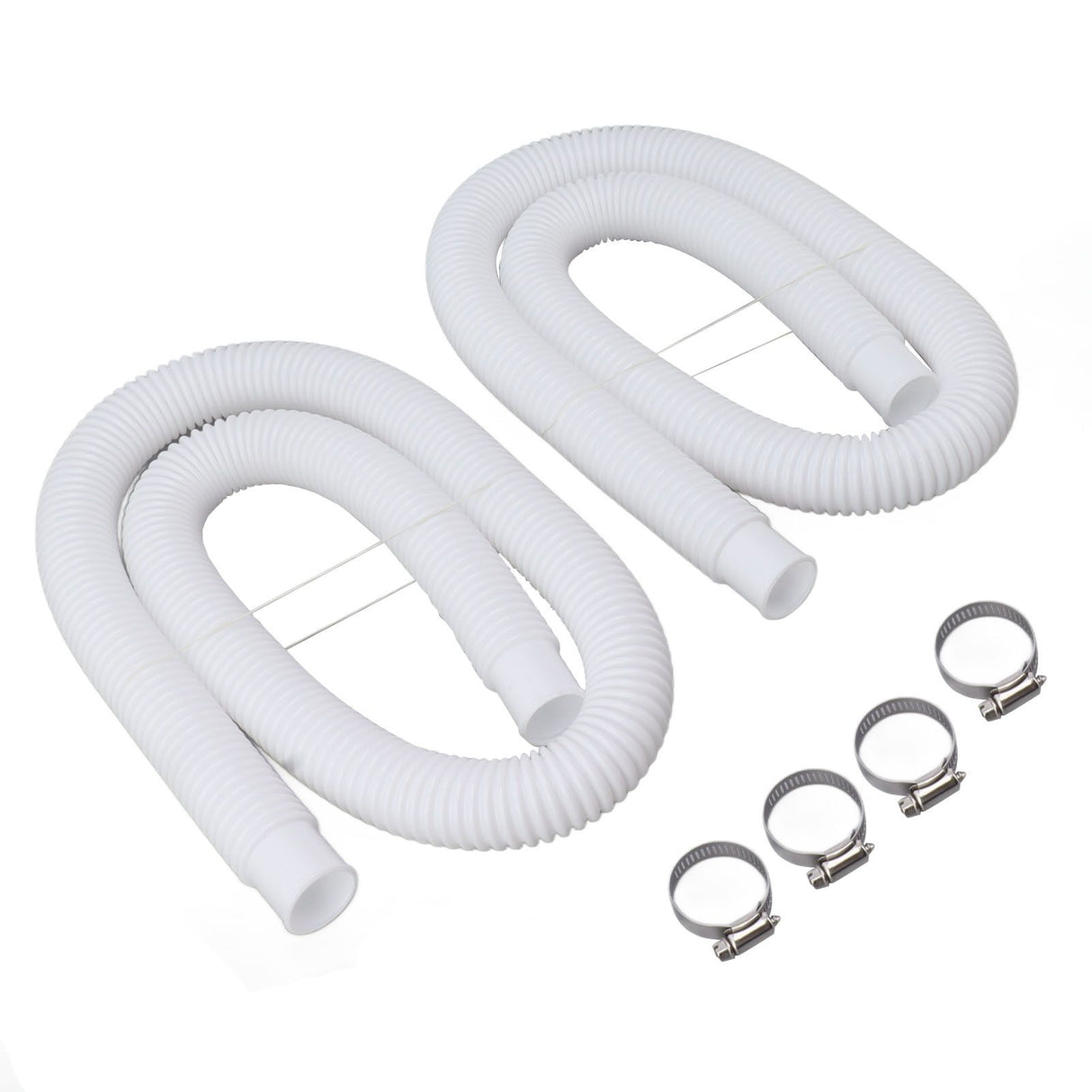 Swimming Pool Replacement Hoses with Clamps for 300 330 530 1000 Gallon Pool Pump