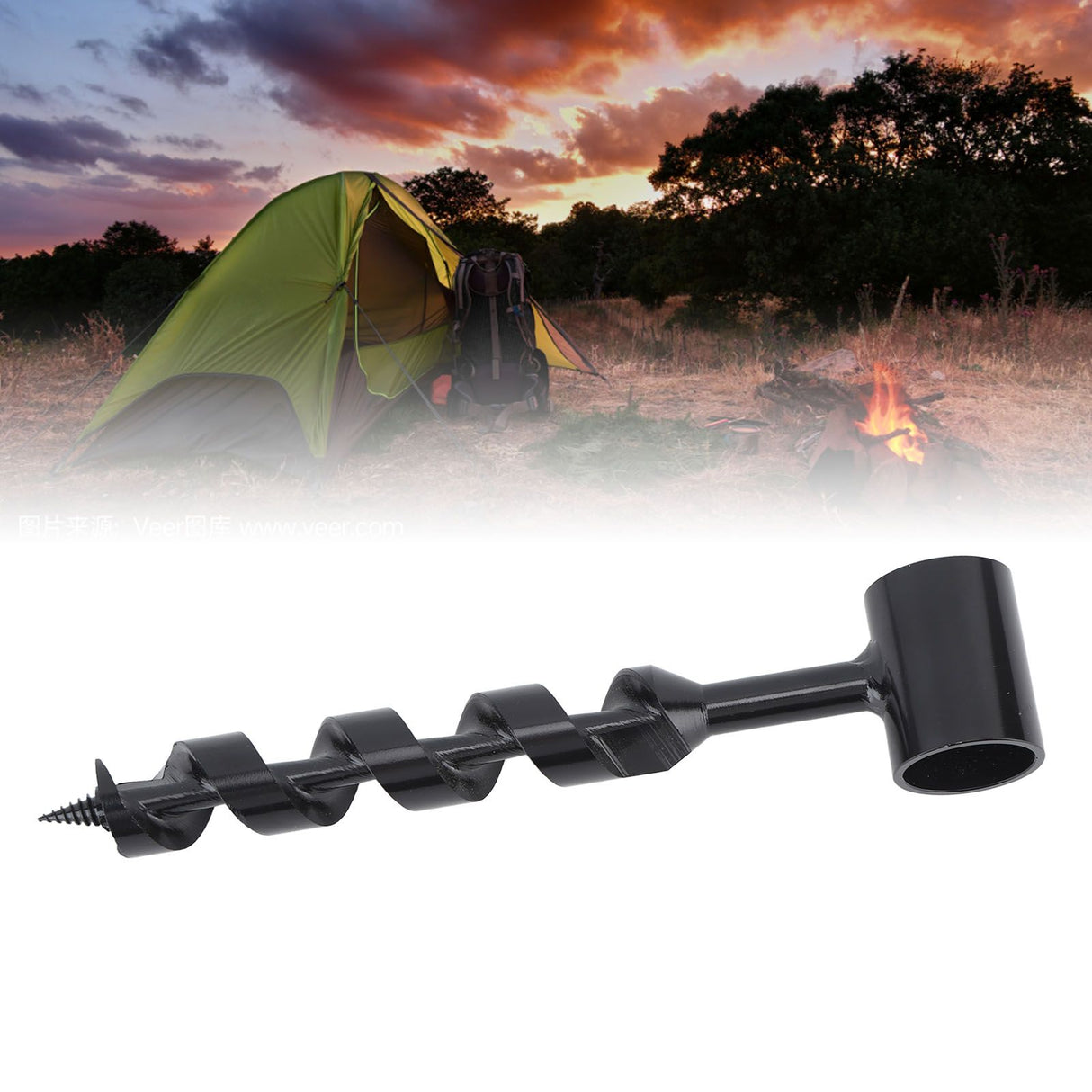 Manual Auger High Speed Steel Easier To Drill Multifunctional Handmade Wood Auger for Outdoor