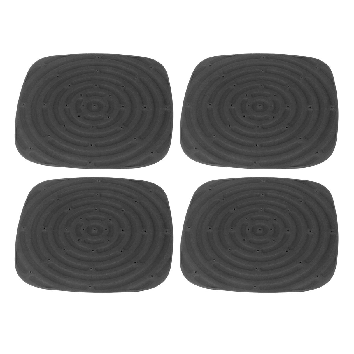 4pcs Chicken Nest Mat Washable Chicken Nesting Pads Nesting Box Pads for Laying Eggs Black