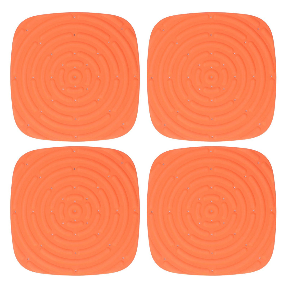4pcs Chicken Nest Mat Washable Chicken Nesting Pads Nesting Box Pads for Laying Eggs Orange