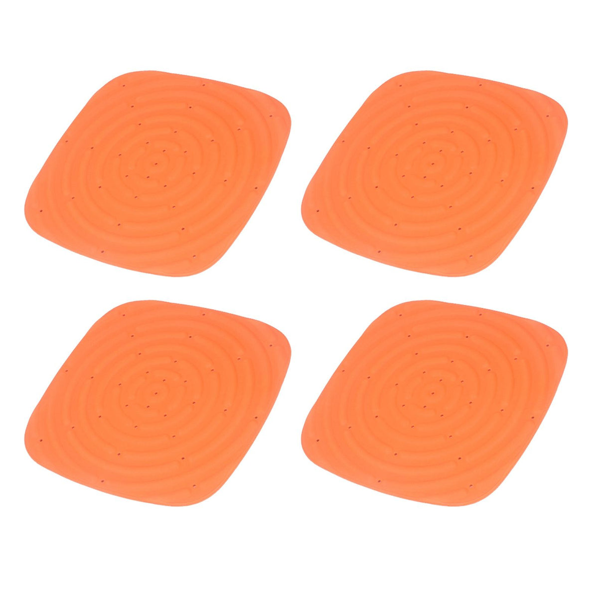 4pcs Chicken Nest Mat Washable Chicken Nesting Pads Nesting Box Pads for Laying Eggs Orange