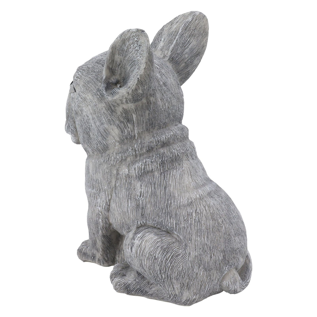 Dog Garden Statues DIY Lifelike Prevent Cracking Resin Dog Statues Home Decor for Courtyard Lawn Sitting Dog