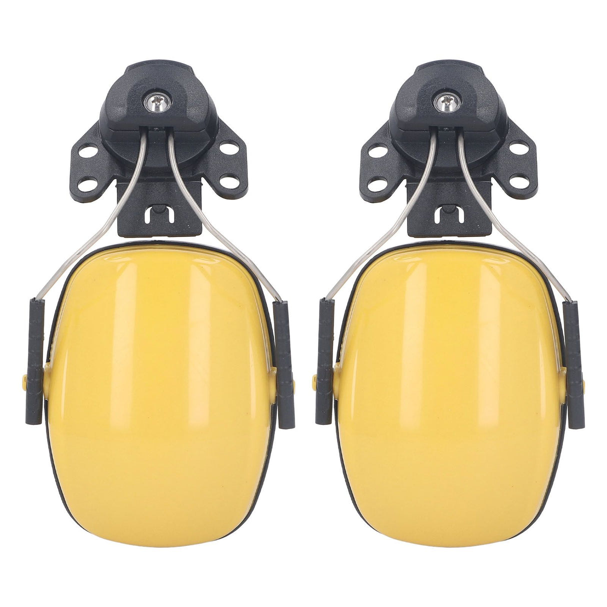 1 Pair Safety Helmet Ear Muff Noise Reduction Helmet Hard Hat Hearing Protection Earmuff for Construction Site