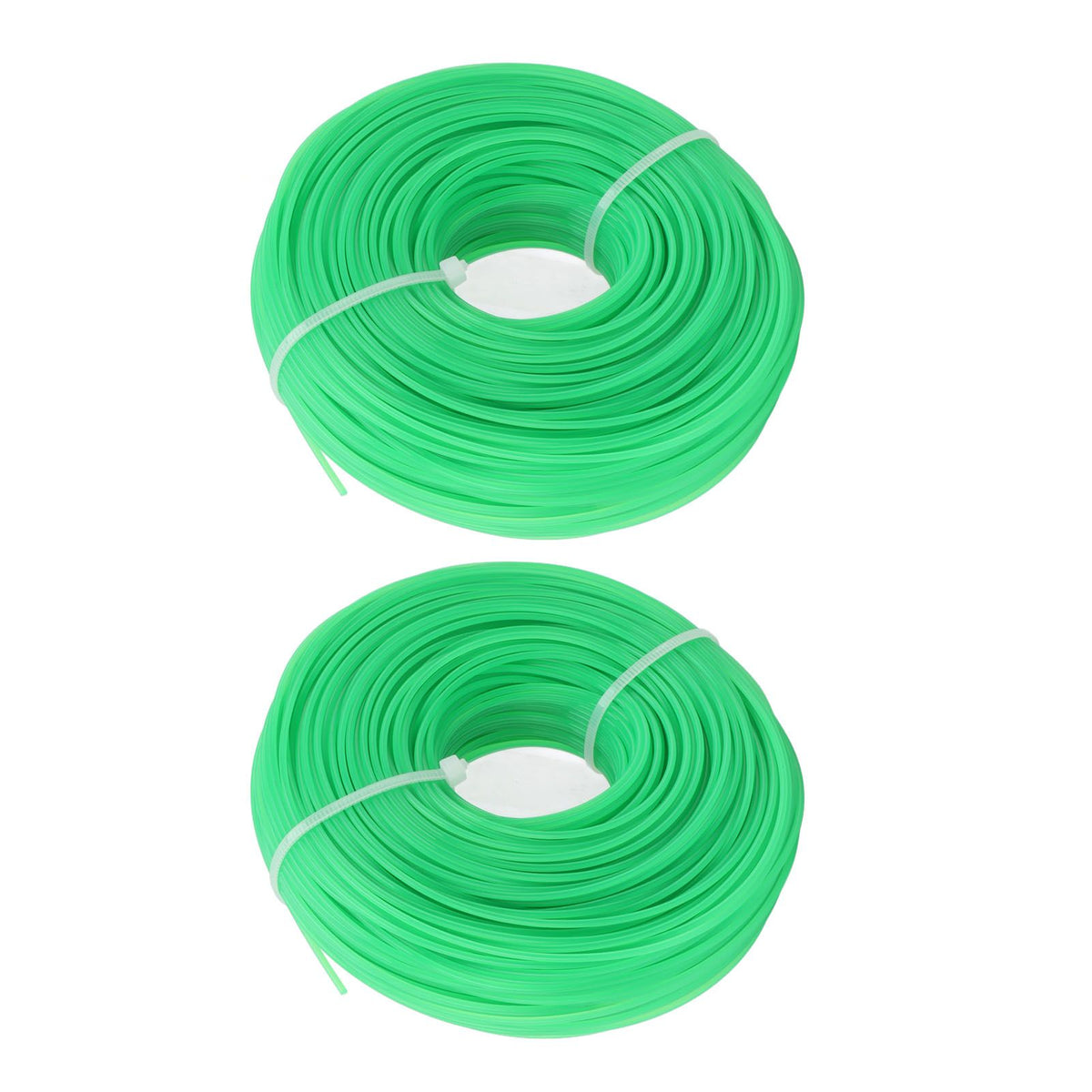 2Pcs Grass Strimmer Line Spool Nylon for Garden Electric Trimmer 100meter 1.6mm Green