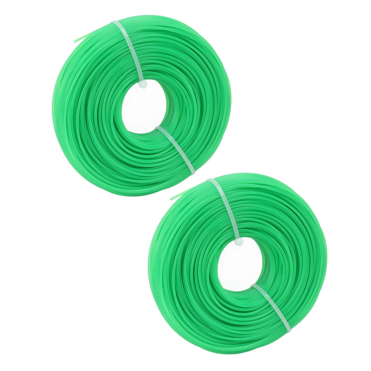 2Pcs Grass Strimmer Line Spool Nylon for Garden Electric Trimmer 100meter 1.6mm Green