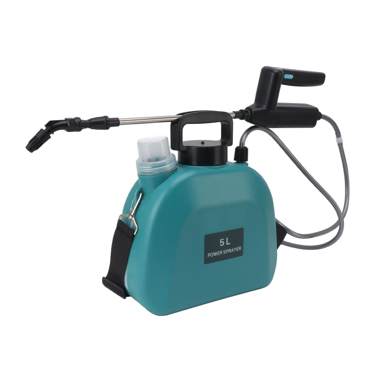 Electric Sprayer Battery Powered Widen Slip Resistant Handle Backpack Weed Sprayer for Plants Flowers Agricultural 5L Green