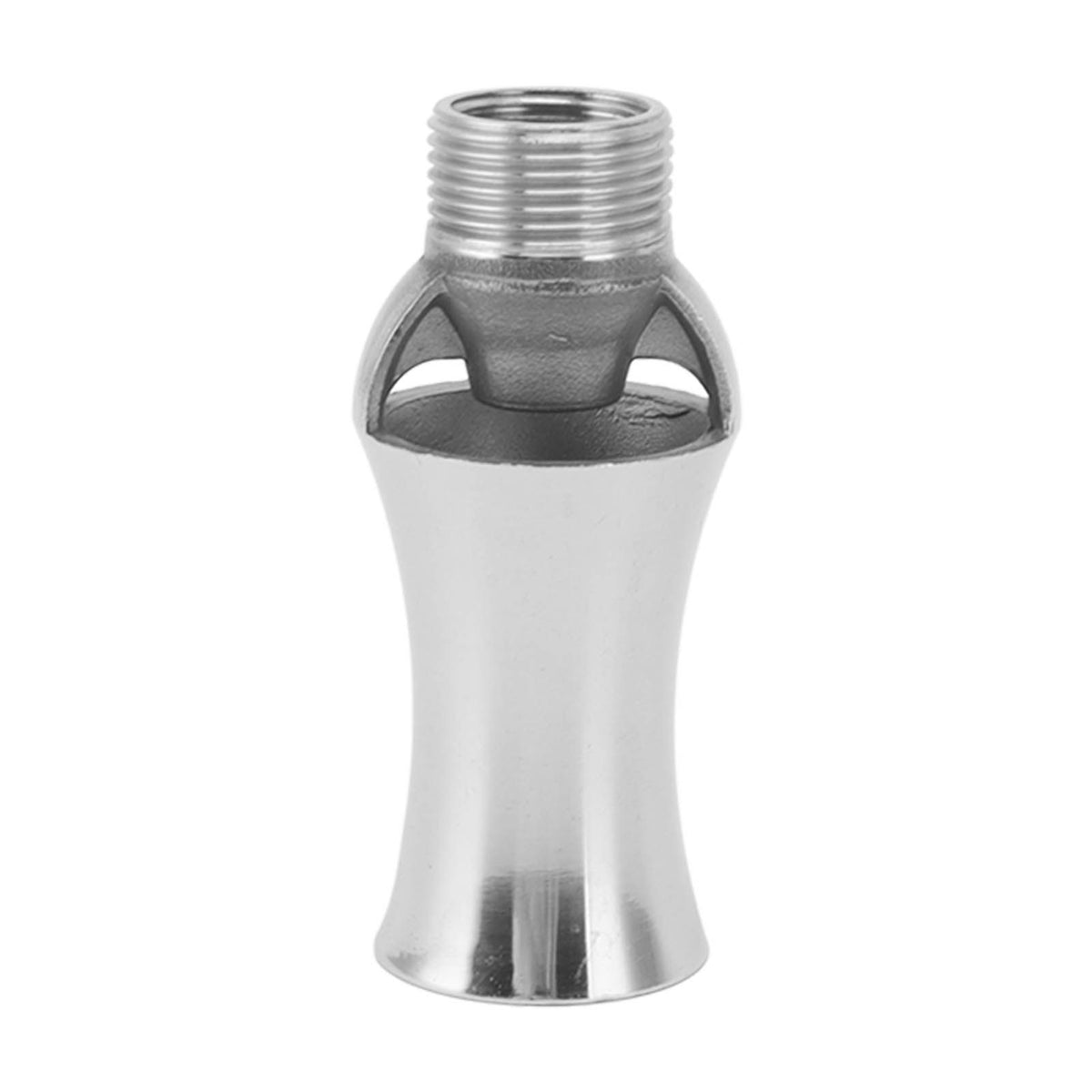 Stainless Steel Ice Tower Cascade Cedar Water Fountain Nozzle Cascade Cedar Style Ice Tower Snow Pine Fountain Nozzle Head 1/2 Inch Internal Thread 3/4 Inch External Thread