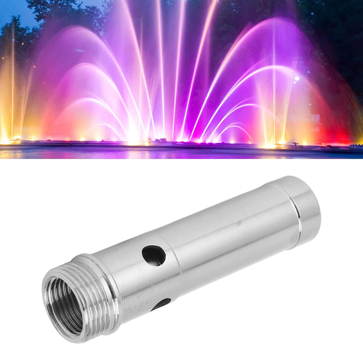 Water Fountain Nozzle G1/2 Female Thread G3/4 Male Thread Stainless Steel Nozzle For Garden Pond Fountains