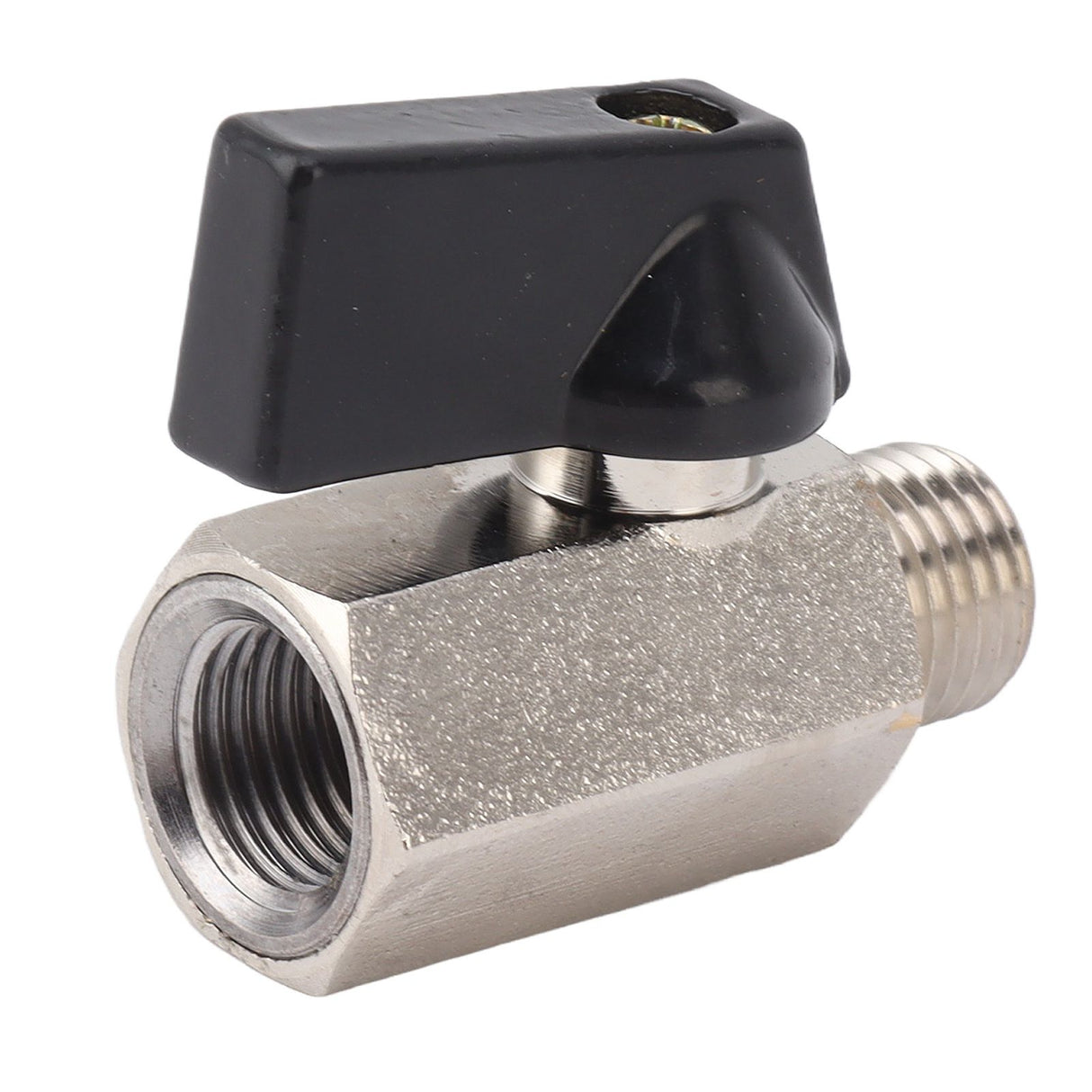 Gas Valve Ball Type Male Female Thread Thicken Brass Sandblasting for Household Tap Water 1/4