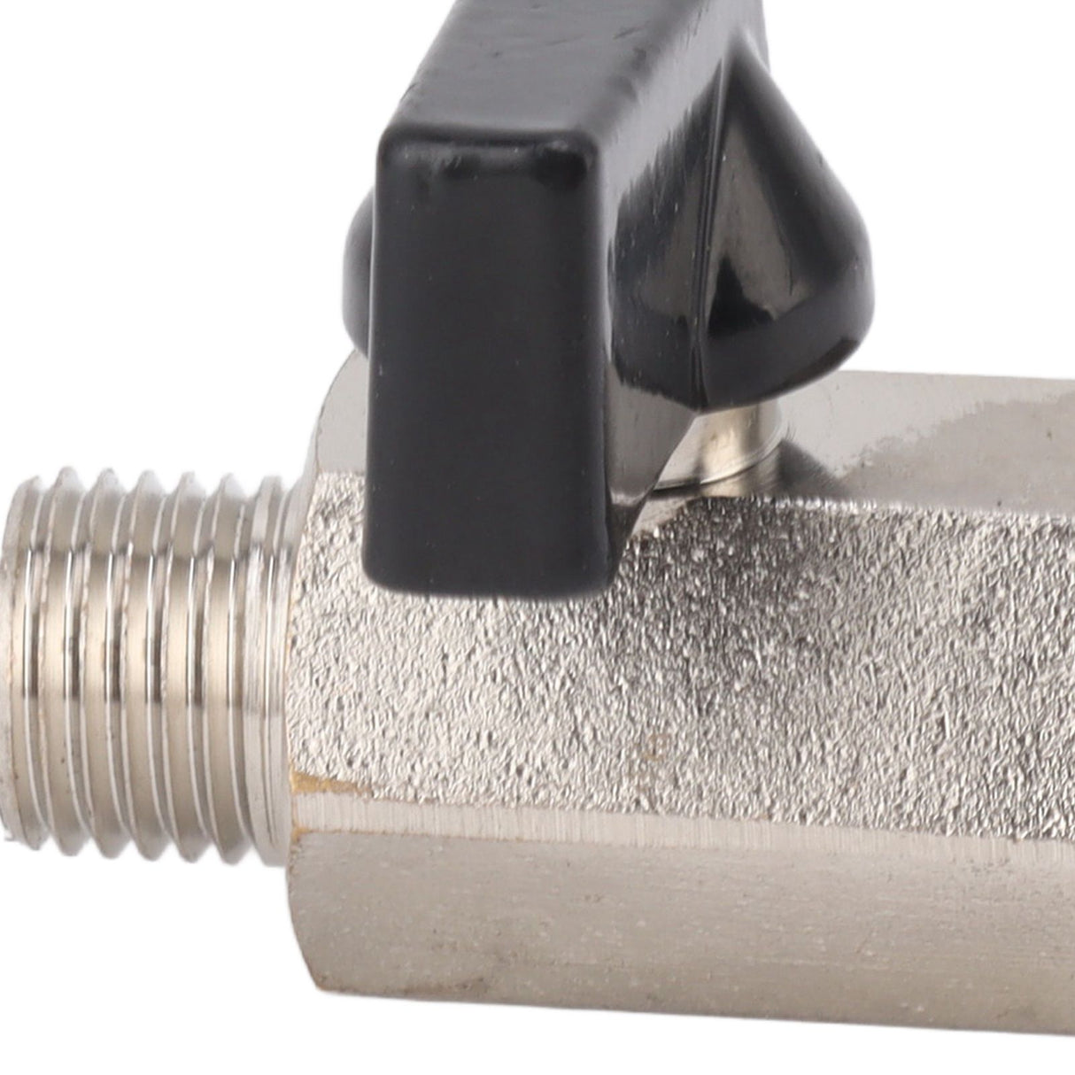 Gas Valve Ball Type Male Female Thread Thicken Brass Sandblasting for Household Tap Water 1/4