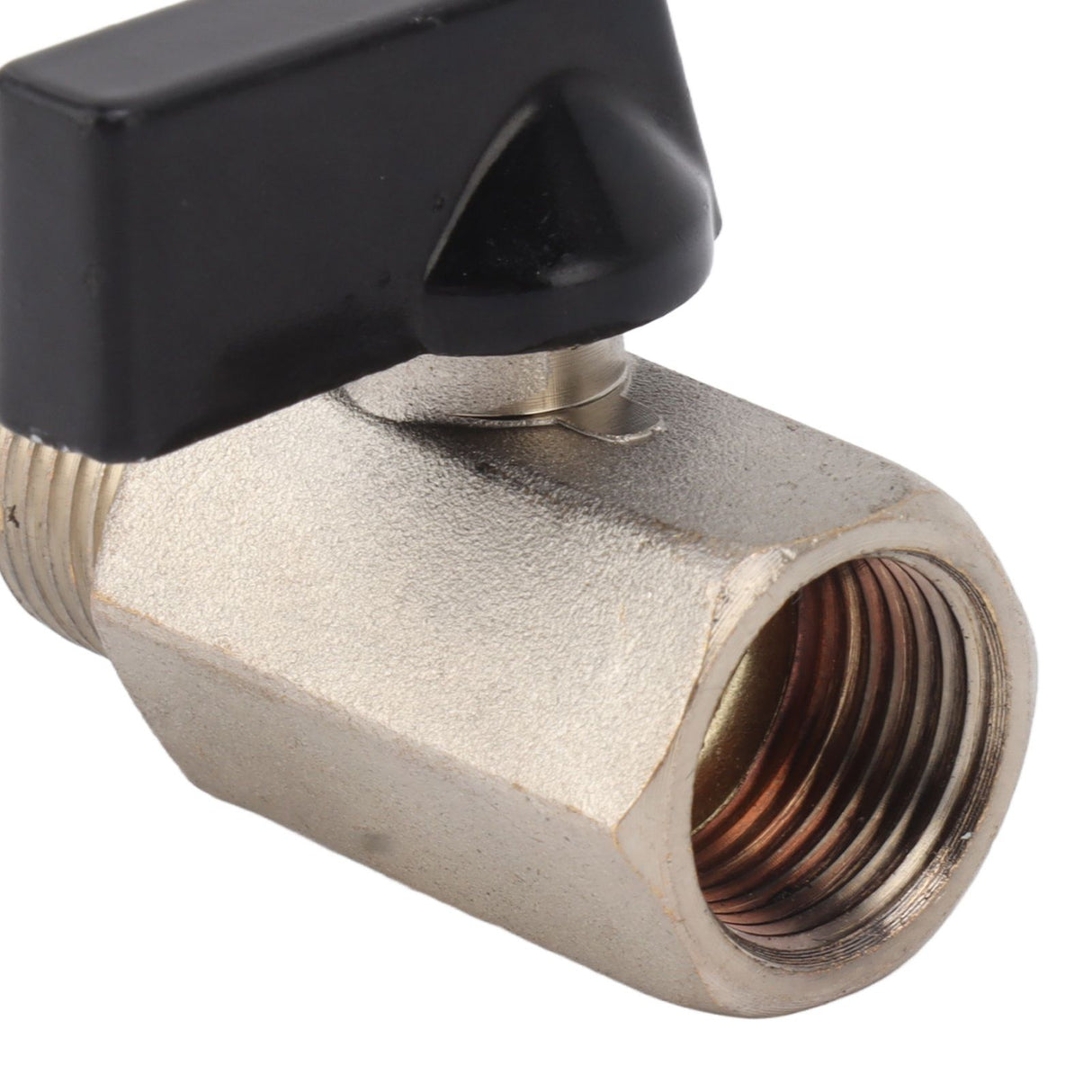 Gas Valve Ball Type Male Female Thread Thicken Brass Sandblasting for Household Tap Water 3/8