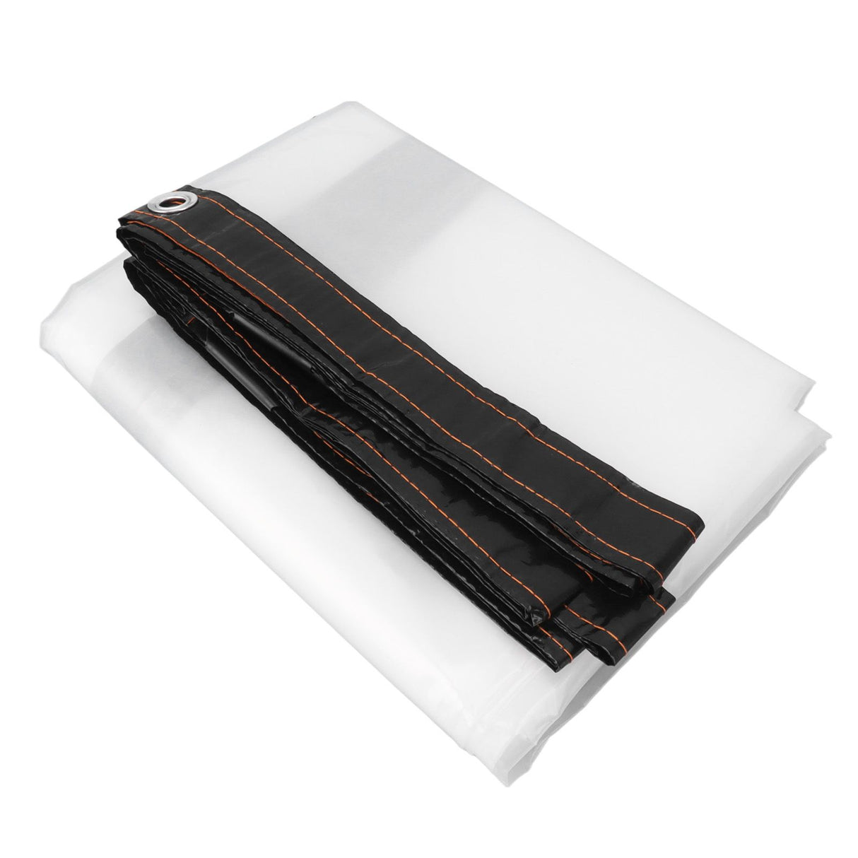Transparent Tarp Cold Insulation Garden Rainproof Clear Poly Tarp Plant Cover Cloth 9.8 X 9.8ft