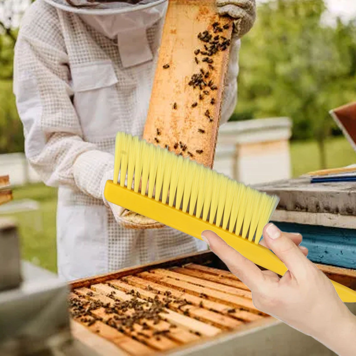 Beekeeping Brush Professional Soft Beekeeping Equipment Bee Hive Brush for Beekeepers