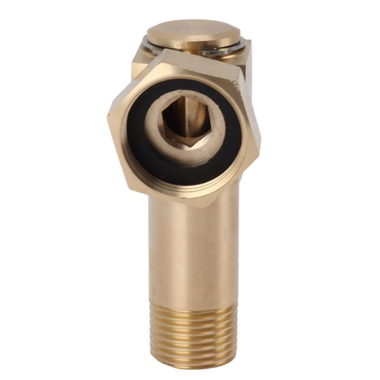 Garden Hose Adapter G1/2 High Hardness Brass Hose Elbow Connector for Replacement