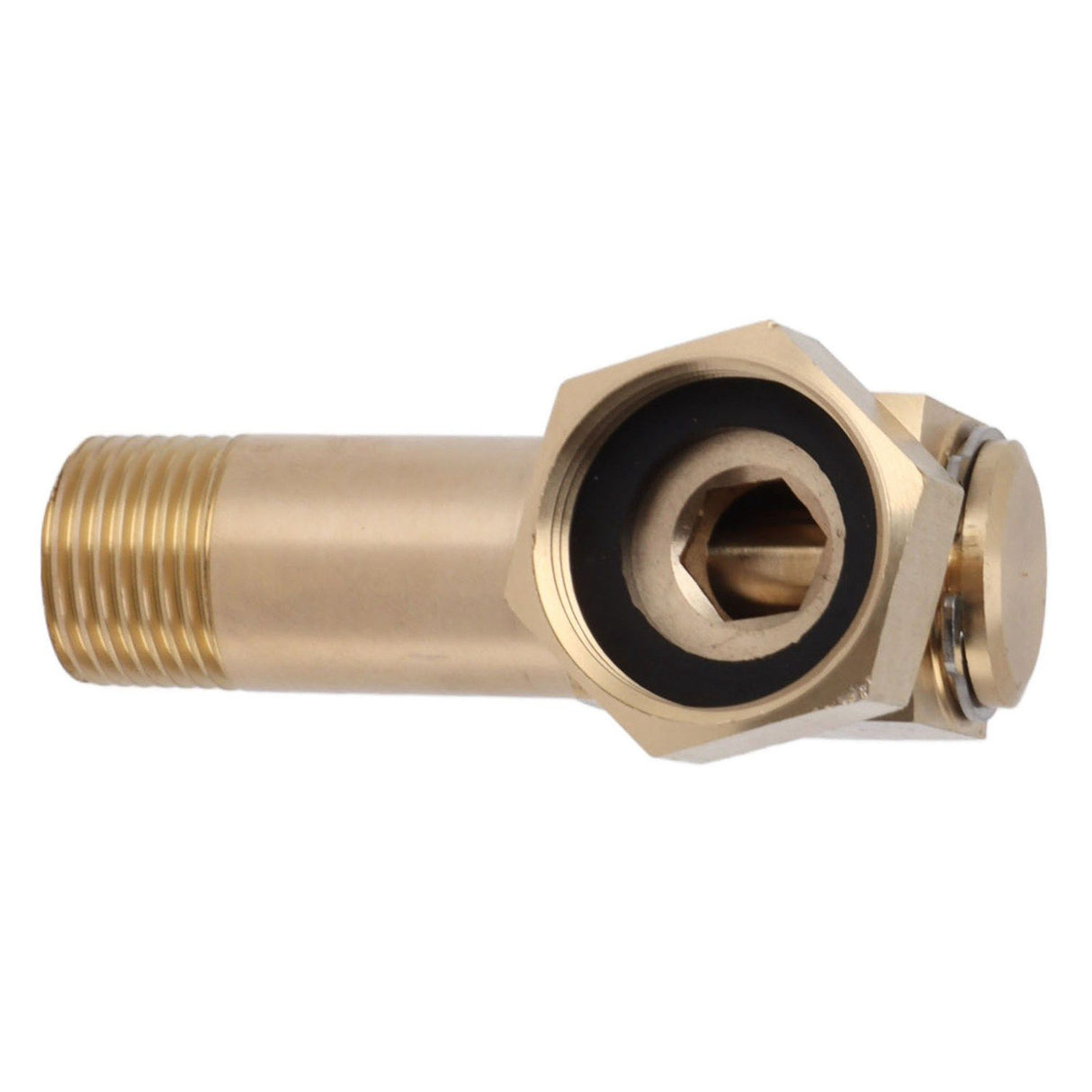 Garden Hose Adapter G1/2 High Hardness Brass Hose Elbow Connector for Replacement