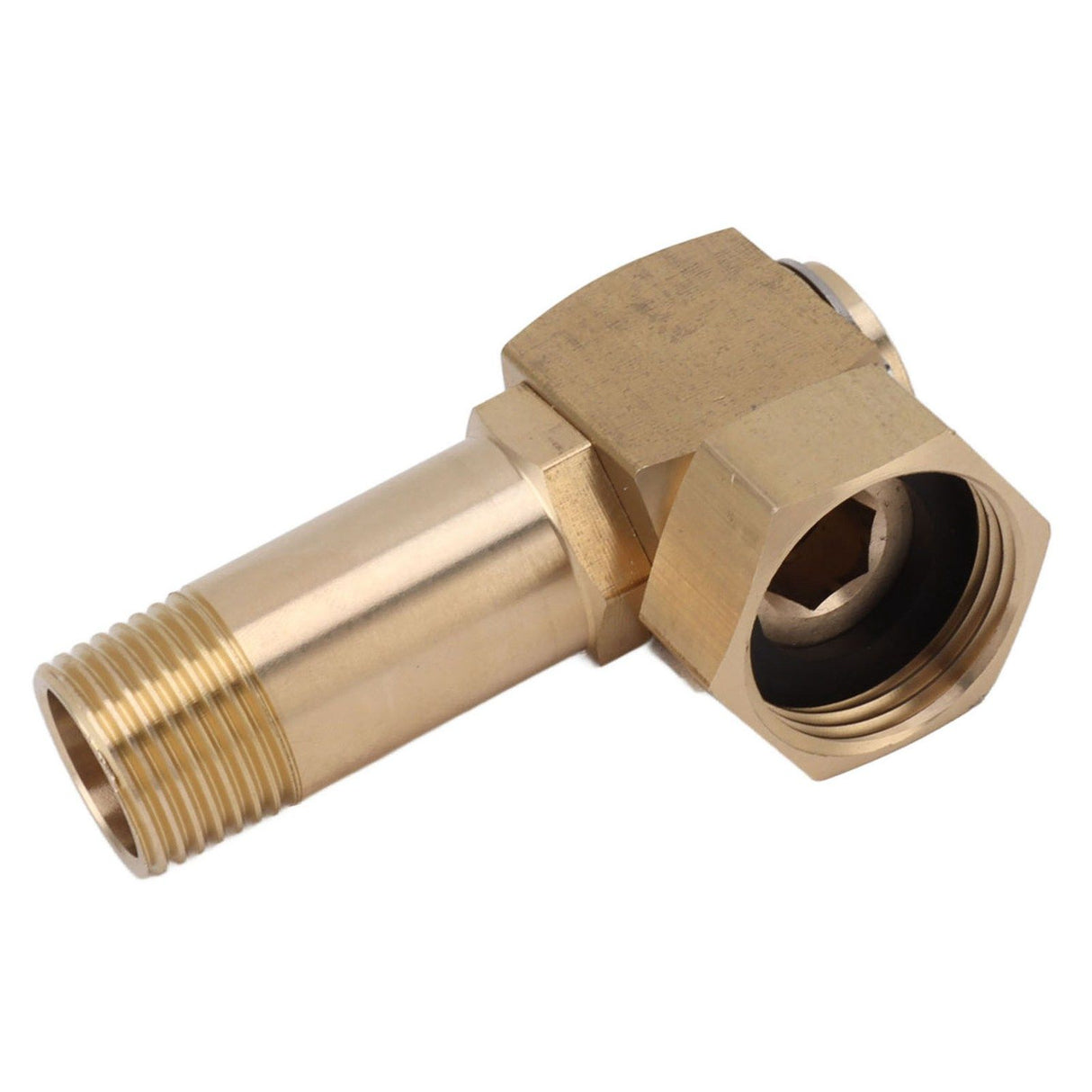 Garden Hose Adapter G1/2 High Hardness Brass Hose Elbow Connector for Replacement