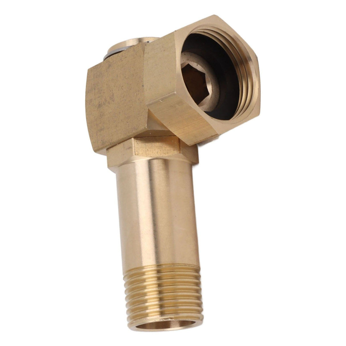 Garden Hose Adapter G1/2 High Hardness Brass Hose Elbow Connector for Replacement