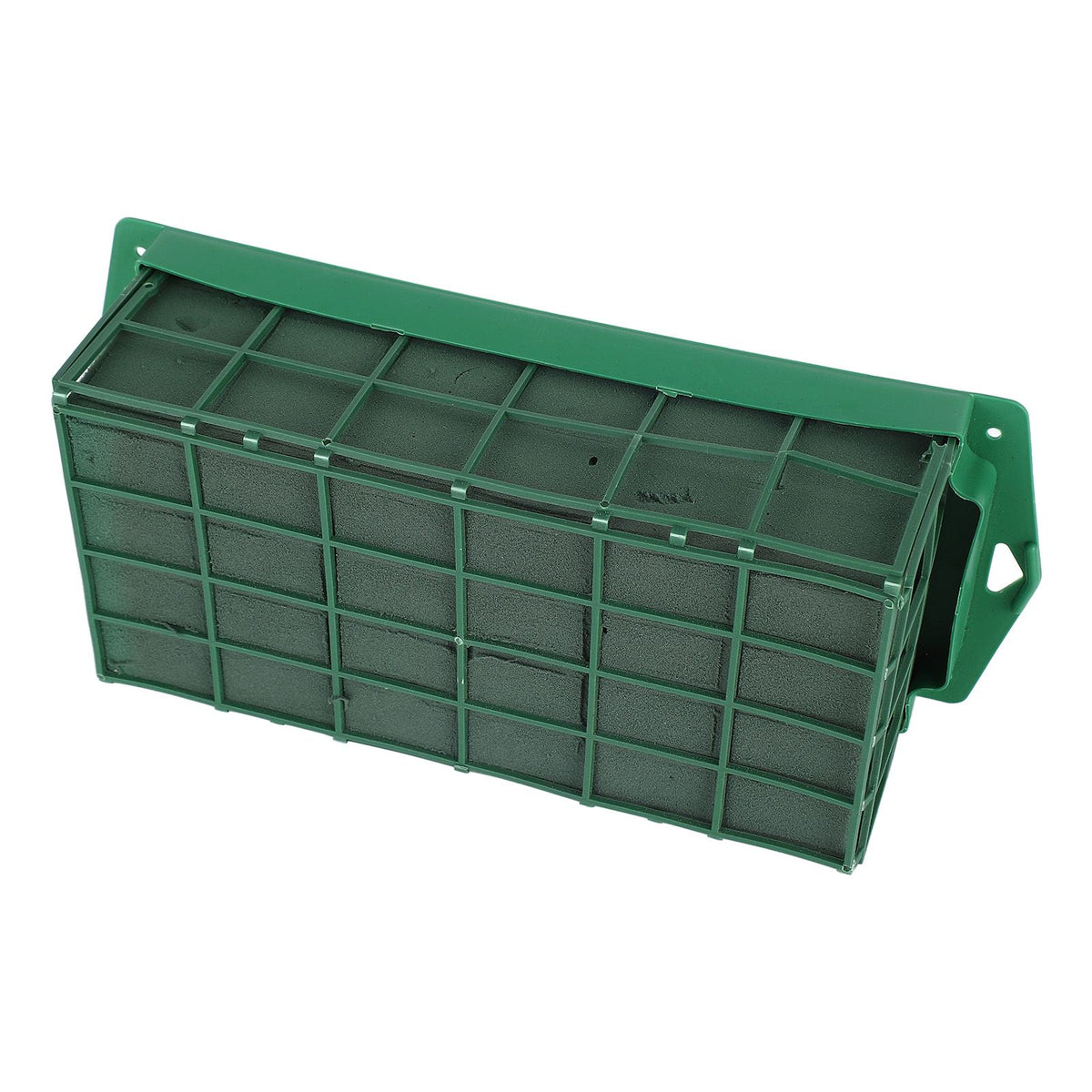 Floral Foam Cage Rectangle Flower Cage Holder Floral Foam with Holder Grid for Fresh Flowers Wedding Party Decoration