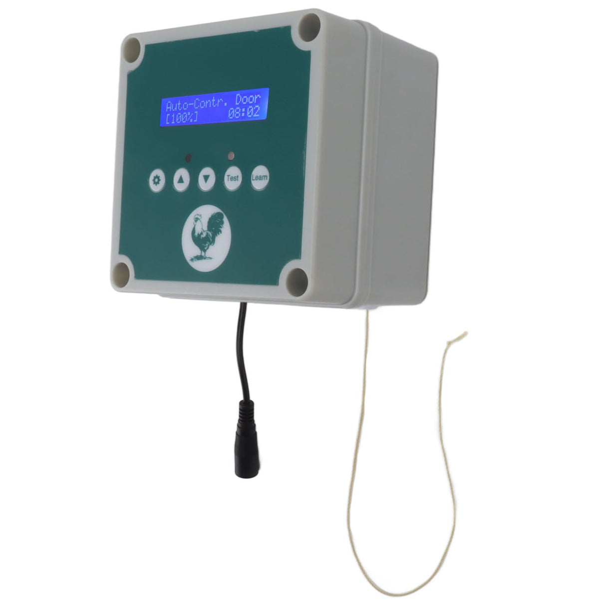 Automatic Chicken Coop Door Controller IP44 Cage Opener Remote Control Poultry House Door Actuator Motor Kit with Timer Light Sensor 100 to 240V AU Plug