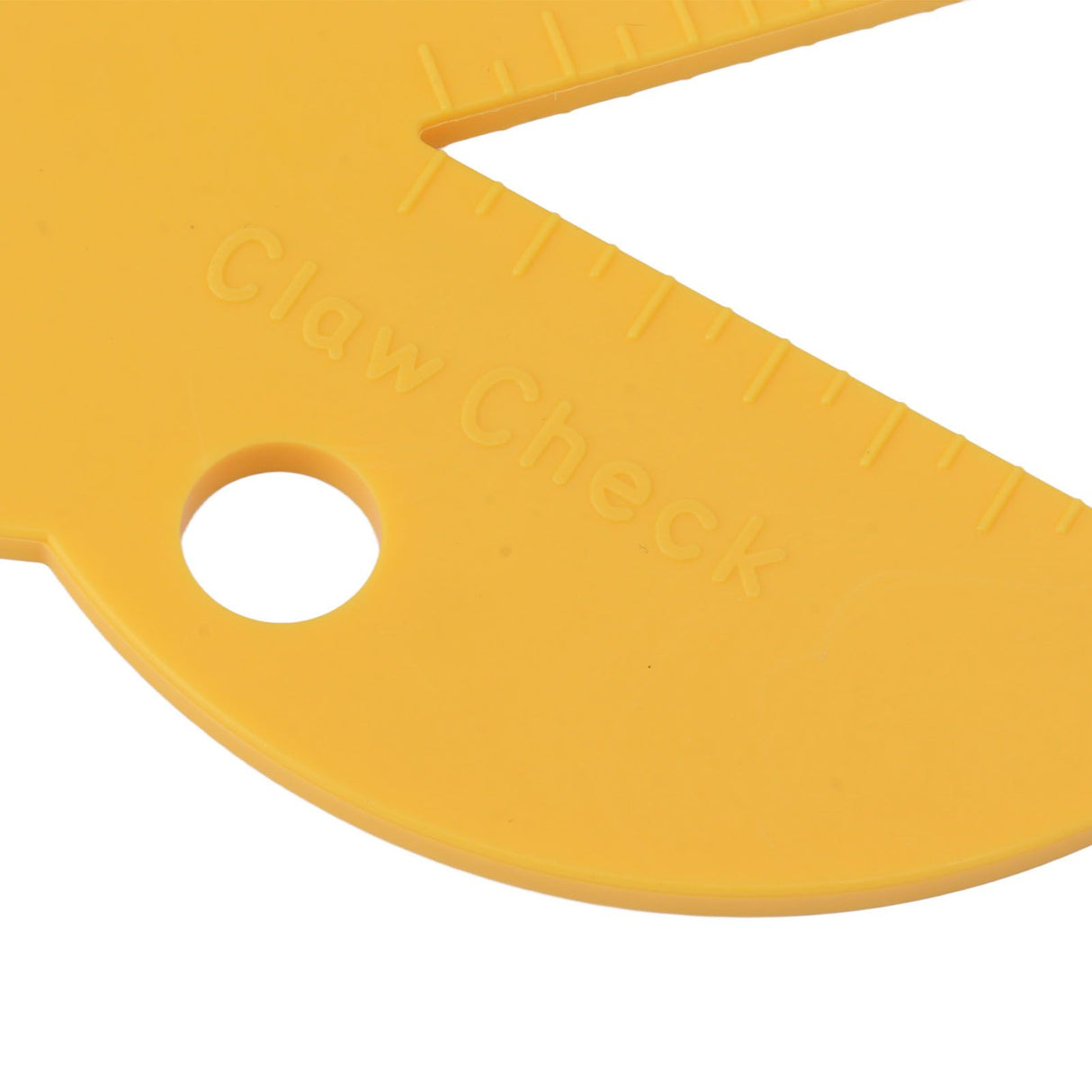 Hoof Claw Check Gauge Engineering Plastic Measurement Diagnosis Cattle Cow Hoof Trimming Ruler for Farm