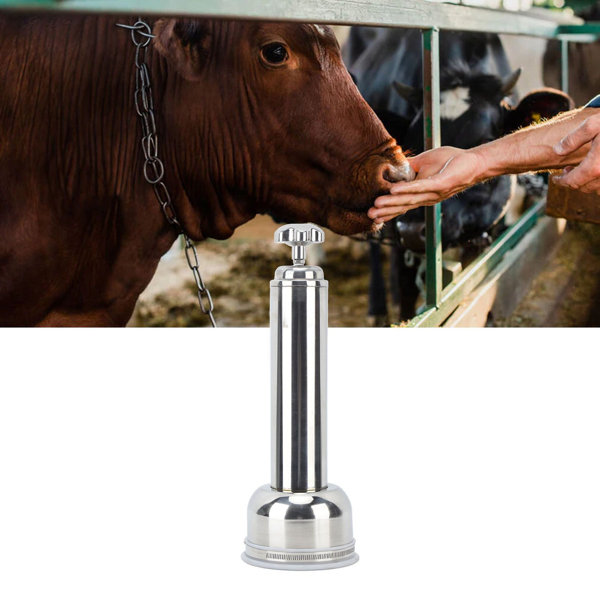 Newborn Calf Breathing Pump Artificial Suction Amniotic Fluid Pump Midwifery Pump for Farm Livestock