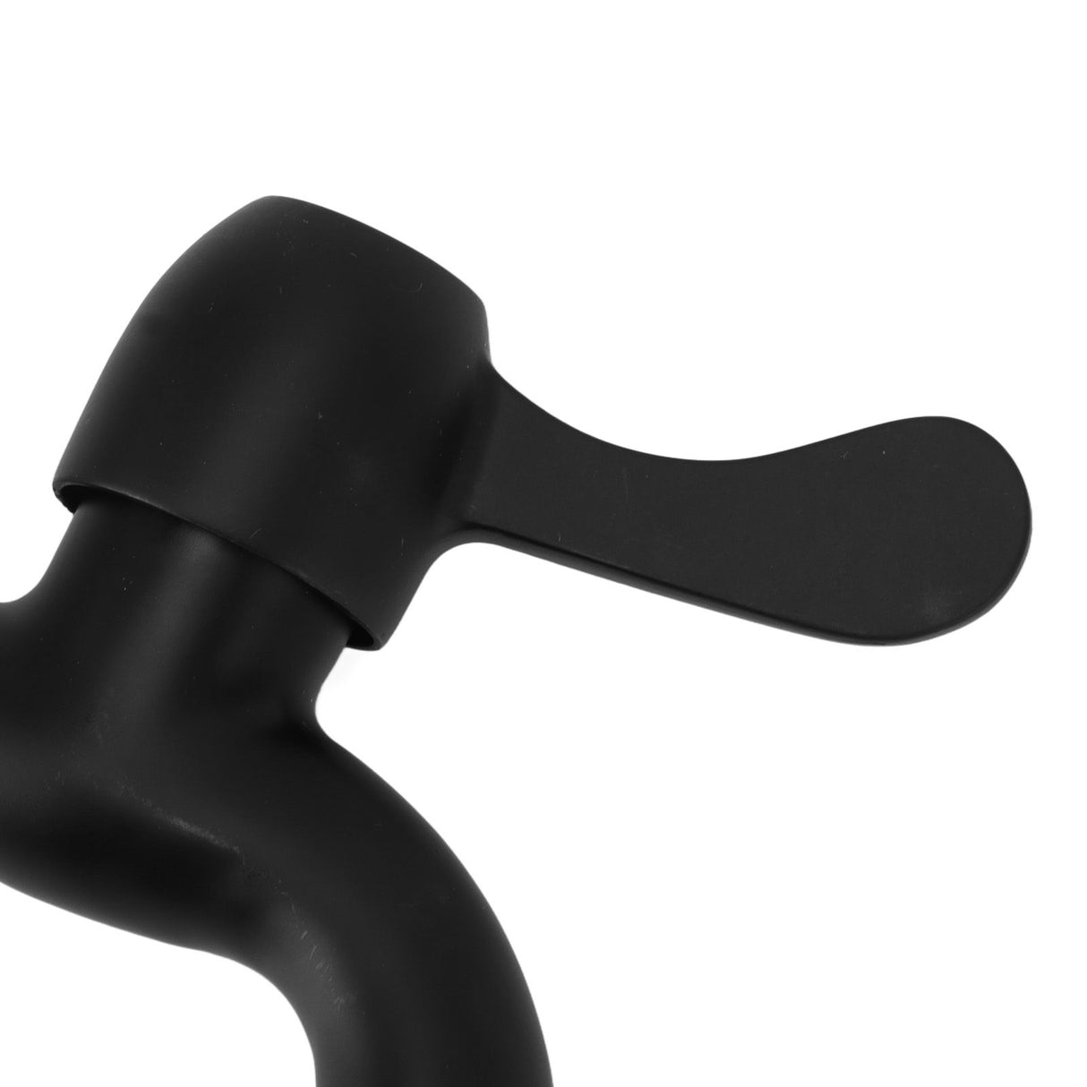 Water Faucet 304 Stainless Steel G1/2 Caliber Wall Mounted Long Style Single Cold Water Tap Black Washing Machine Faucet