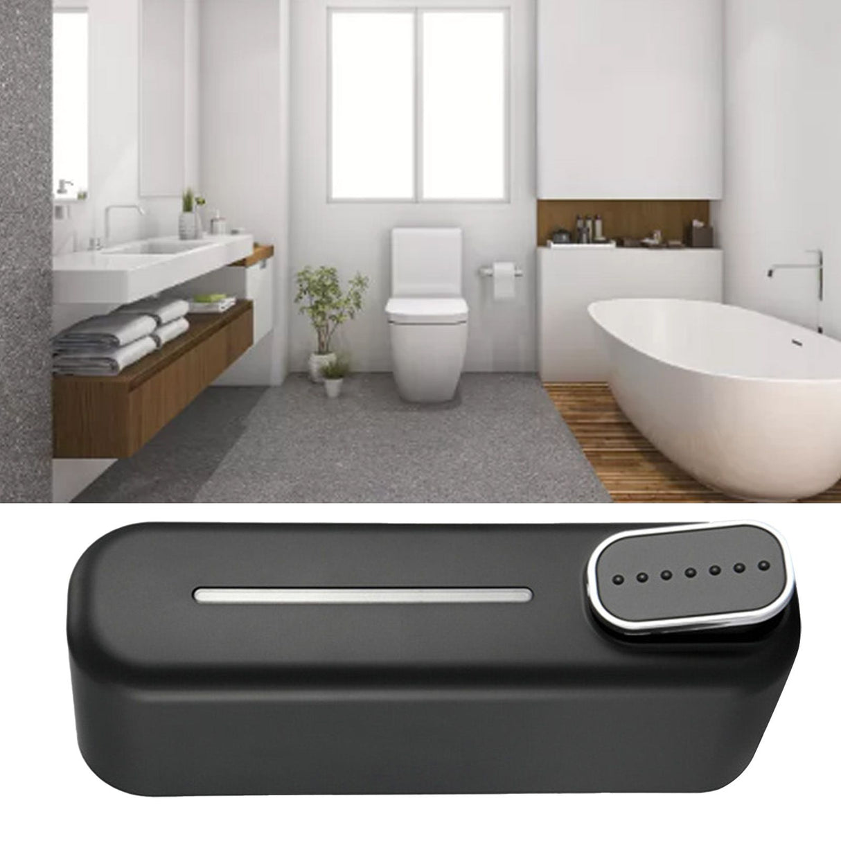 Wall Mounted Liquid Soap Box Manual 300ml Smooth Surafce for Kitchens Dining Rooms Hospitals Bathrooms Black