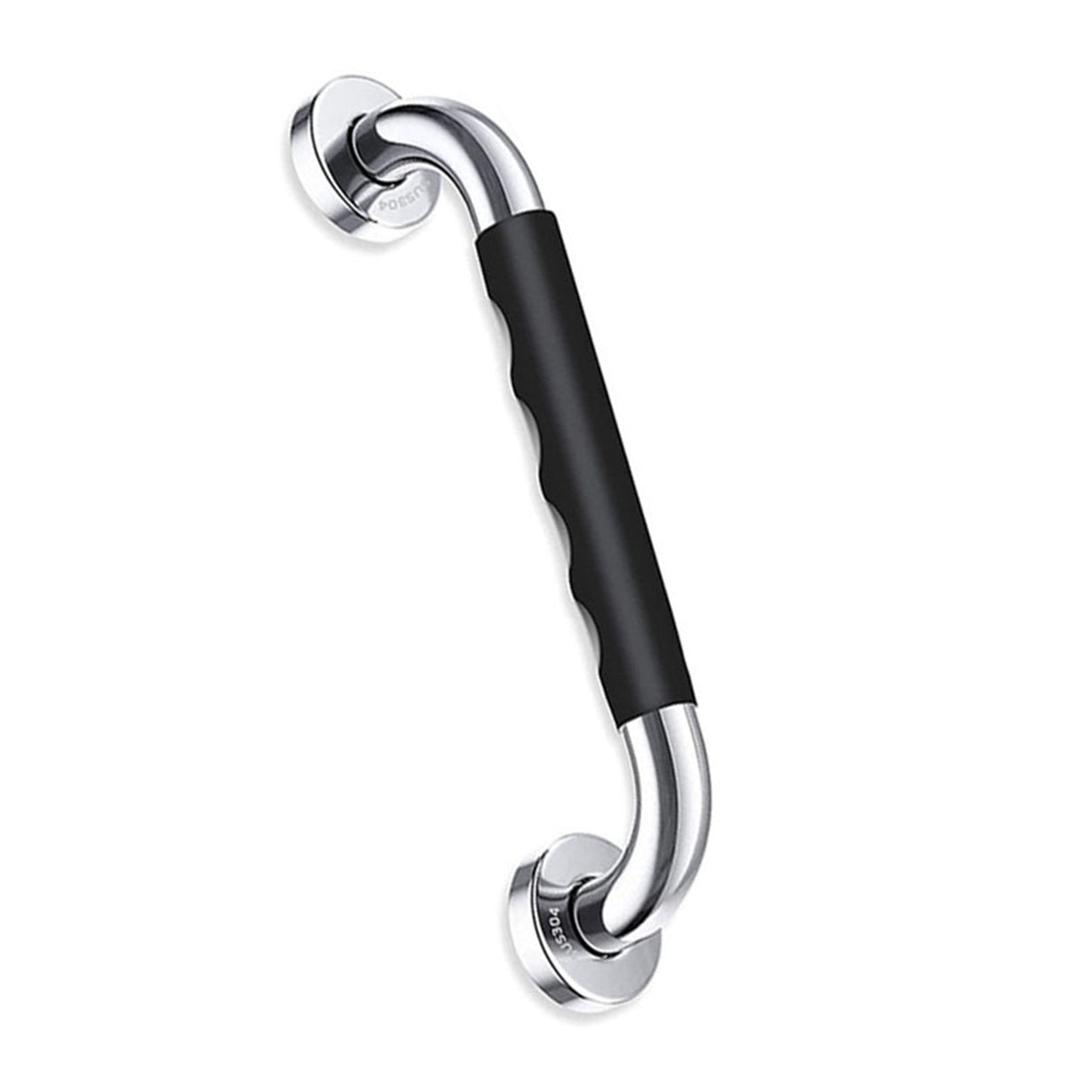 Safety Grab Bar 33.5cm Bathroom Anti Slipping Shower Handle Stainless Steel Silicone Cover Grab Bar