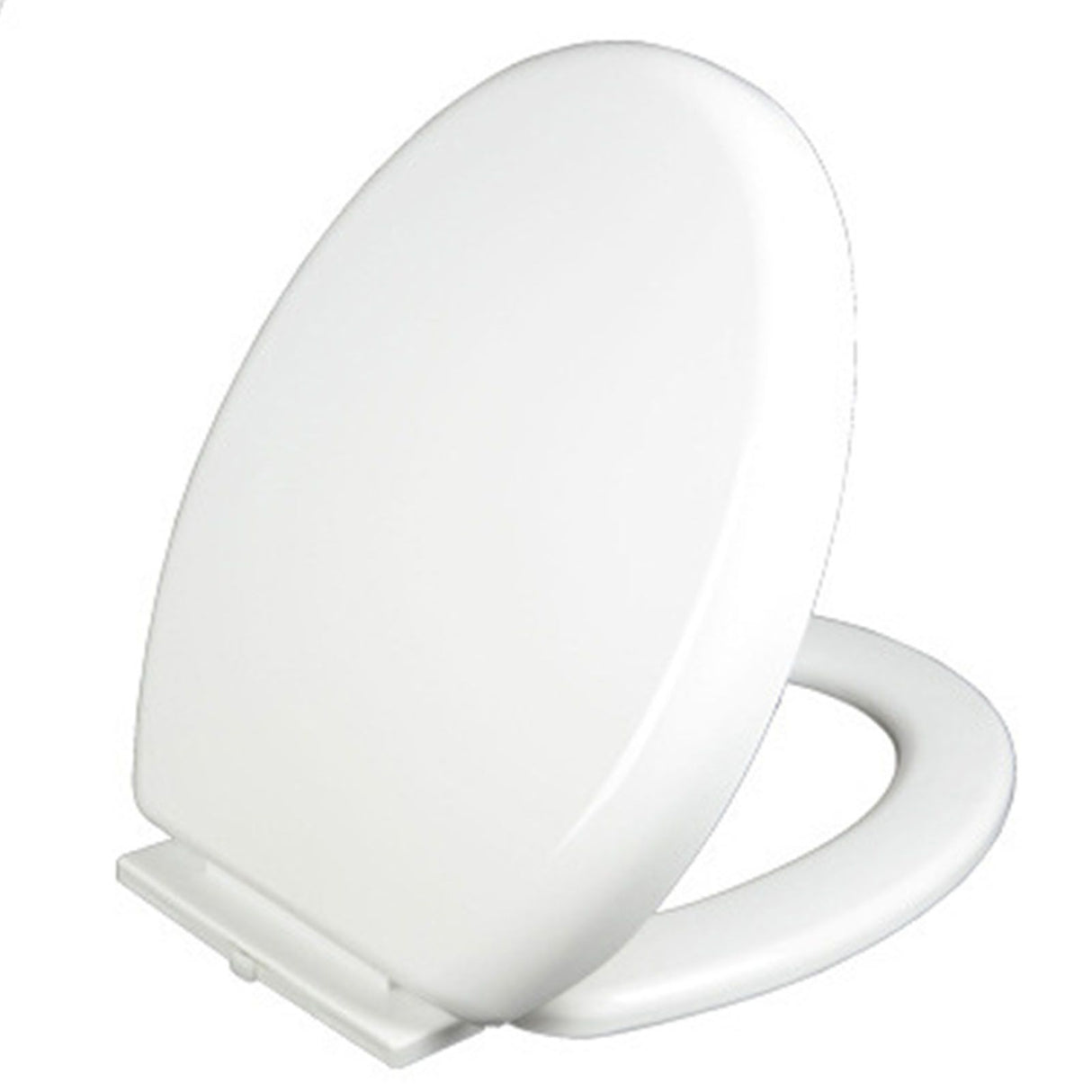 Slow Close Toilet Seat Thickened White PP Quick Installation Household Toilet Lid for Replacement