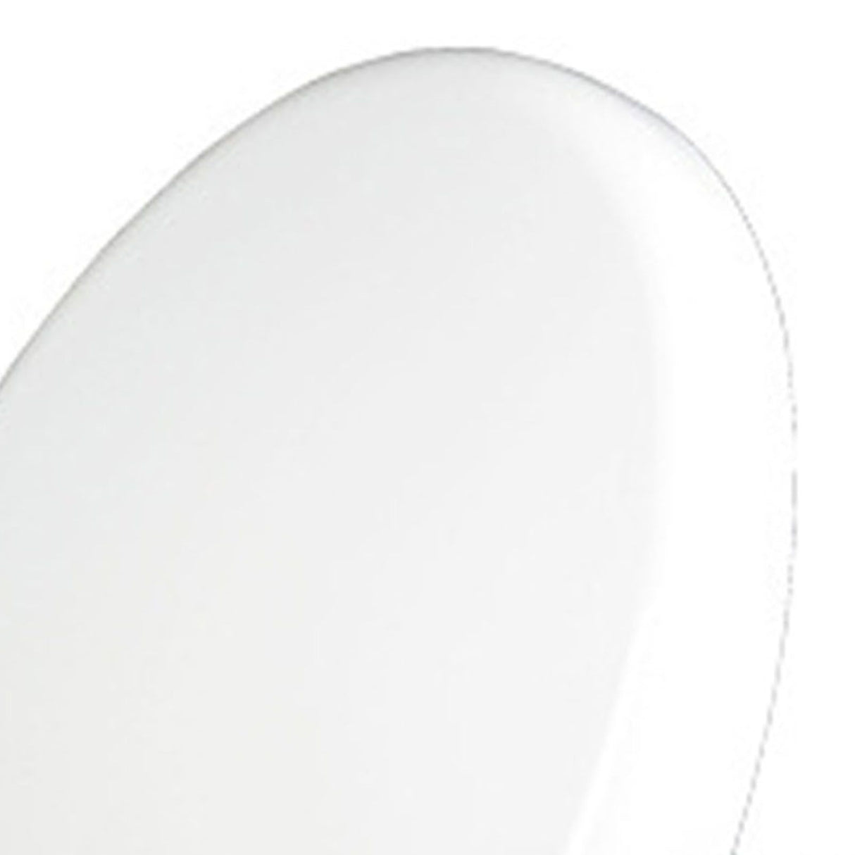 Slow Close Toilet Seat Thickened White PP Quick Installation Household Toilet Lid for Replacement