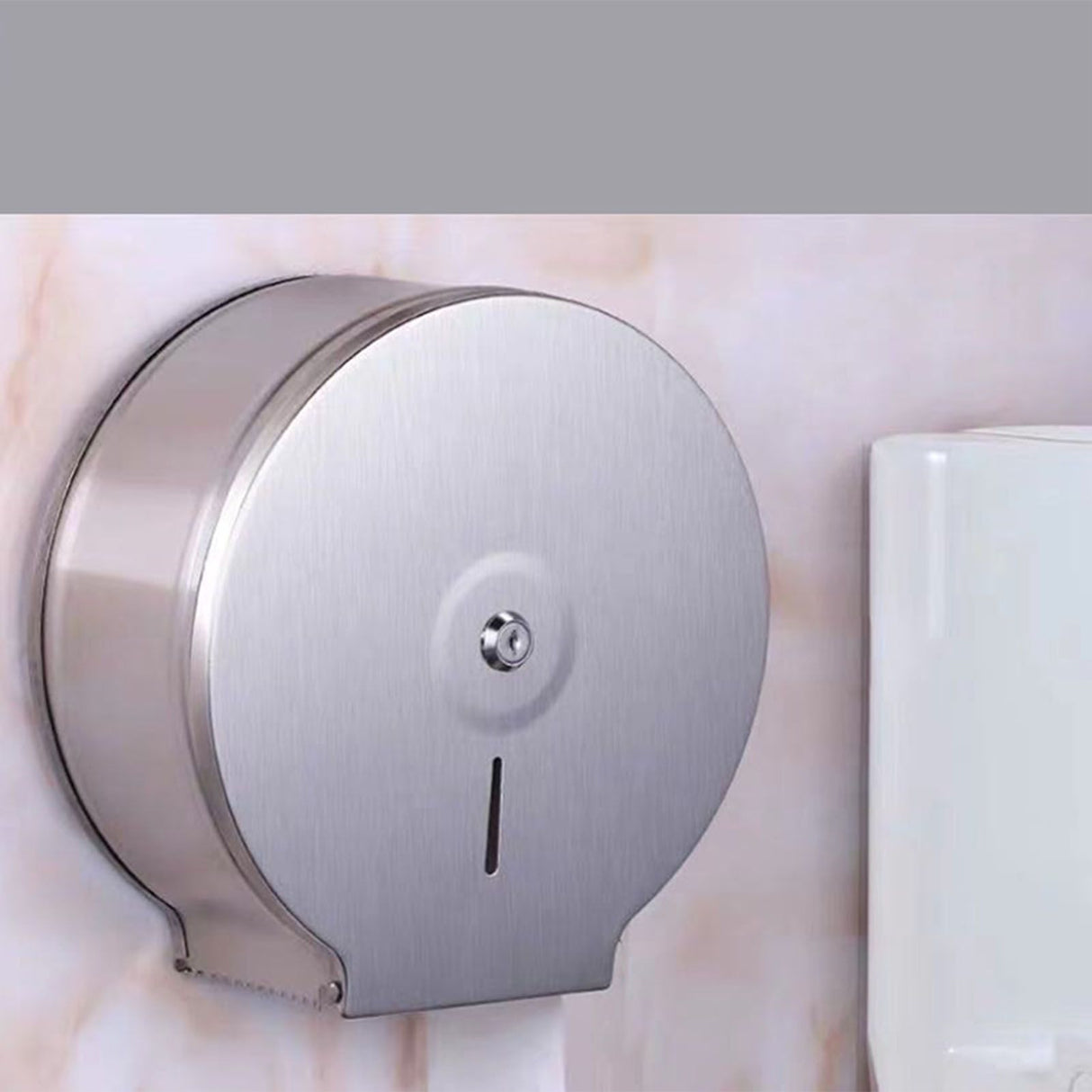 Paper Towel Holder Stainless Steel Satin Finish Waterproof Toilet Paper Holder Tissue Dispenser
