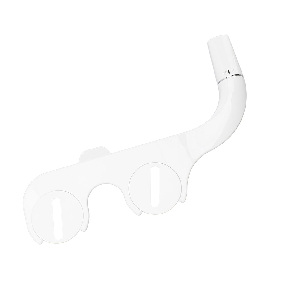 Ultra Slim Bidet Toilet Seat Attachment Dual Nozzle Self Cleaning Feminine Butt Wash Bidet Attachment 3/8 Inch Tee