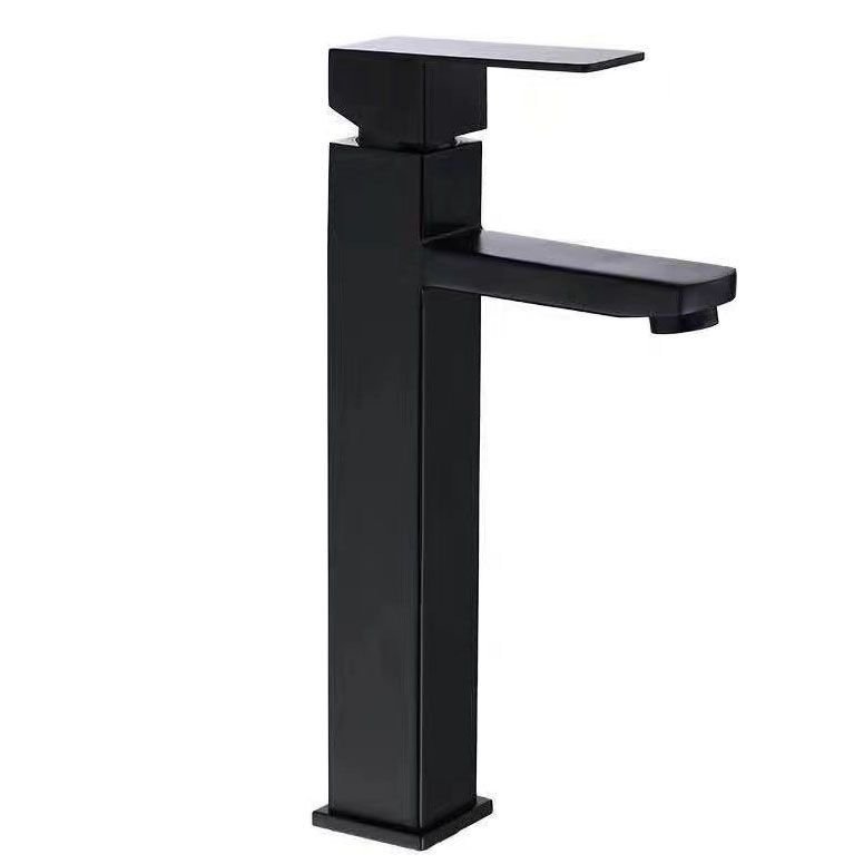 Black Bathroom Faucet Stainless Steel Modern Waterfall Sink Faucet For Home Hotel 2 Hoses