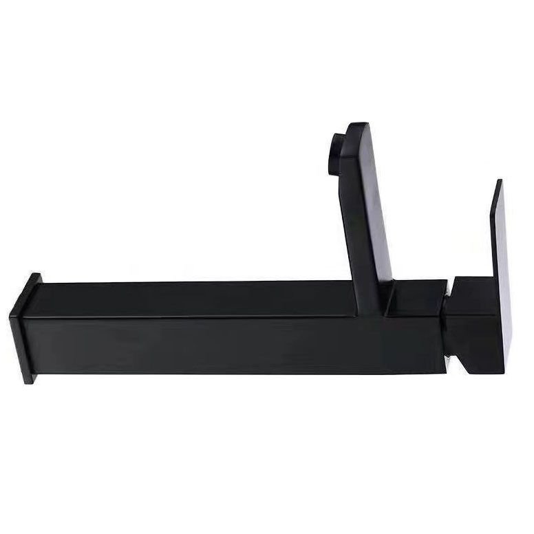 Black Bathroom Faucet Stainless Steel Modern Waterfall Sink Faucet For Home Hotel 2 Hoses