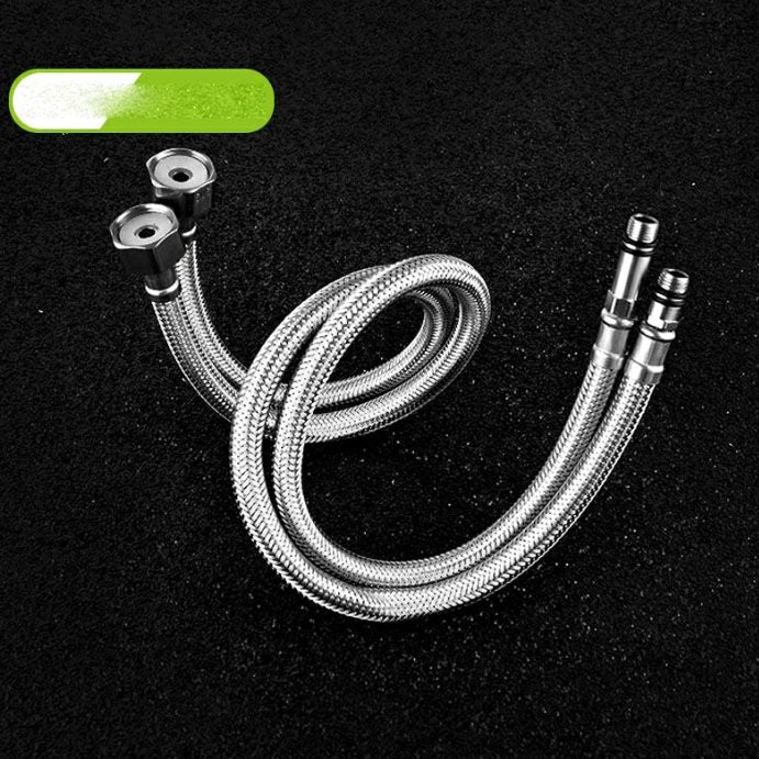Black Bathroom Faucet Stainless Steel Modern Waterfall Sink Faucet For Home Hotel 2 Hoses