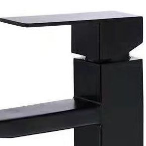 Black Bathroom Faucet Stainless Steel Modern Waterfall Sink Faucet For Home Hotel 2 Hoses