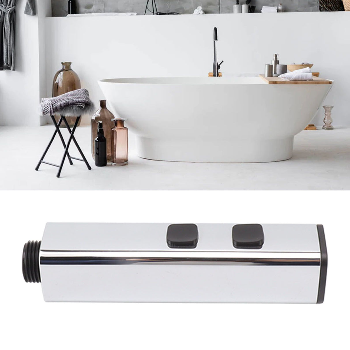 Toilet Sprayer Easy Install Light Weight Sprayer High Water Pressure Rinser for Toilet Hygiene