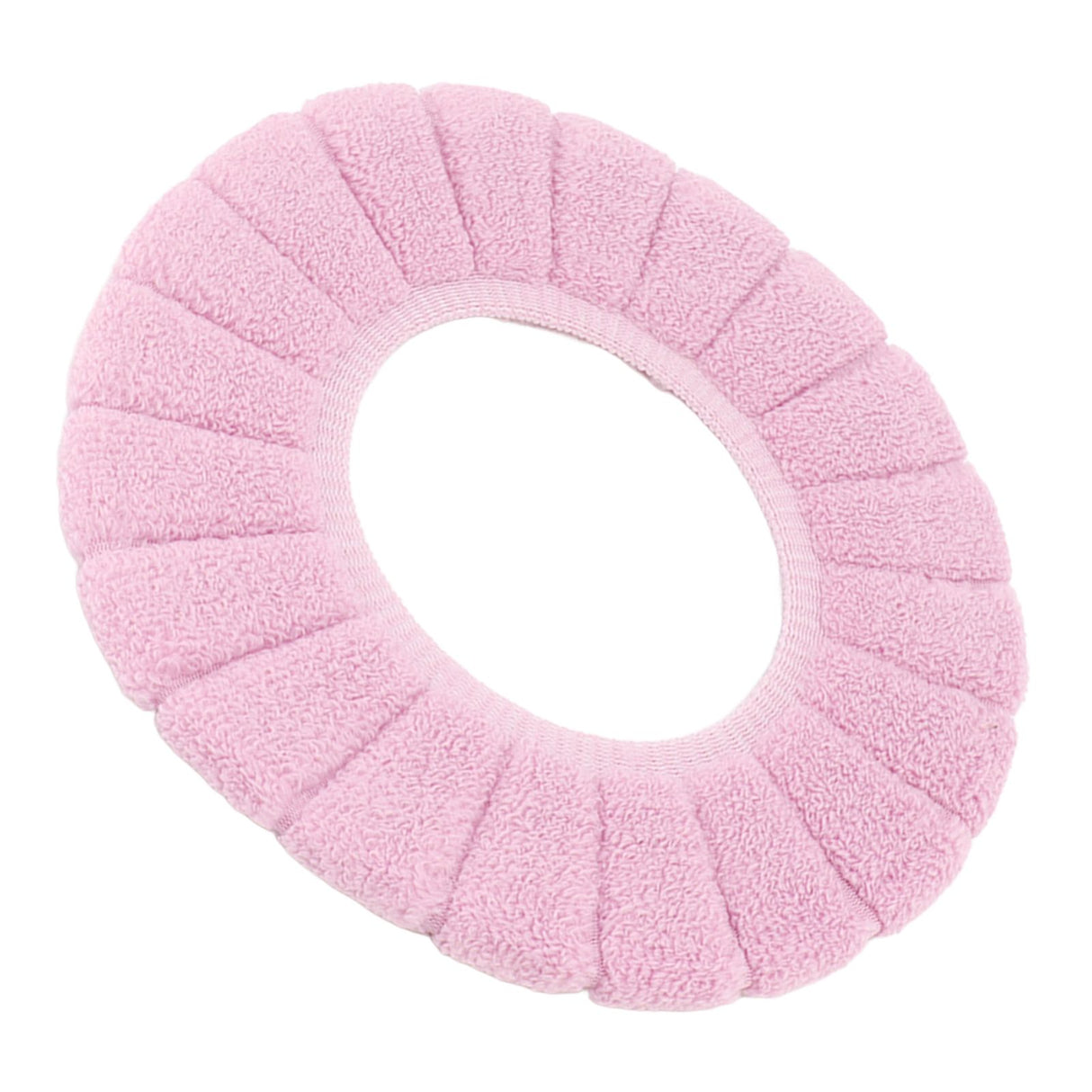 Toilet Seating Cover Warm Soft Comfortable Washable Reusable Non Slip Toilet Seating Pad Replacement Pink