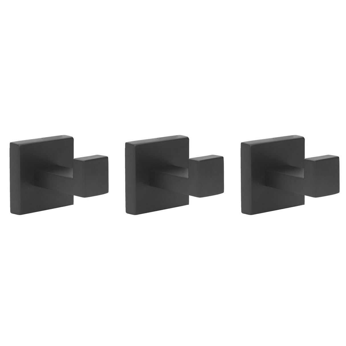 3PCS Wall Mounting Hooks with Screws Stainless Steel Clothes Hook for Hanging Coat Towel
