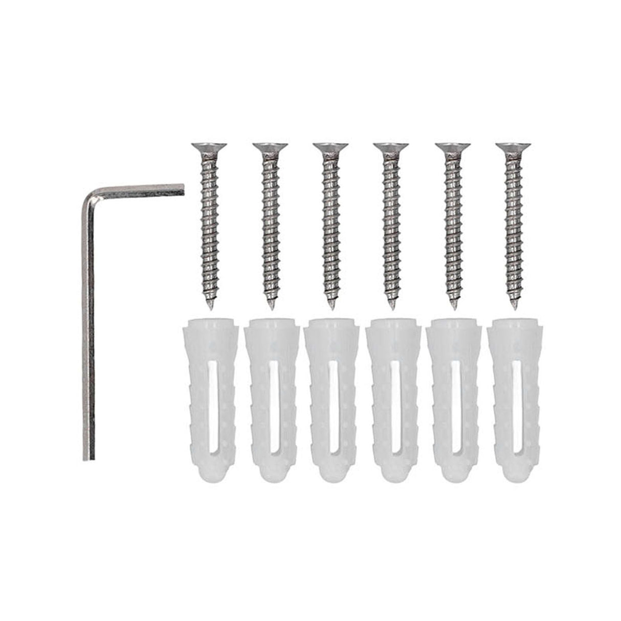 3PCS Wall Mounting Hooks with Screws Stainless Steel Clothes Hook for Hanging Coat Towel