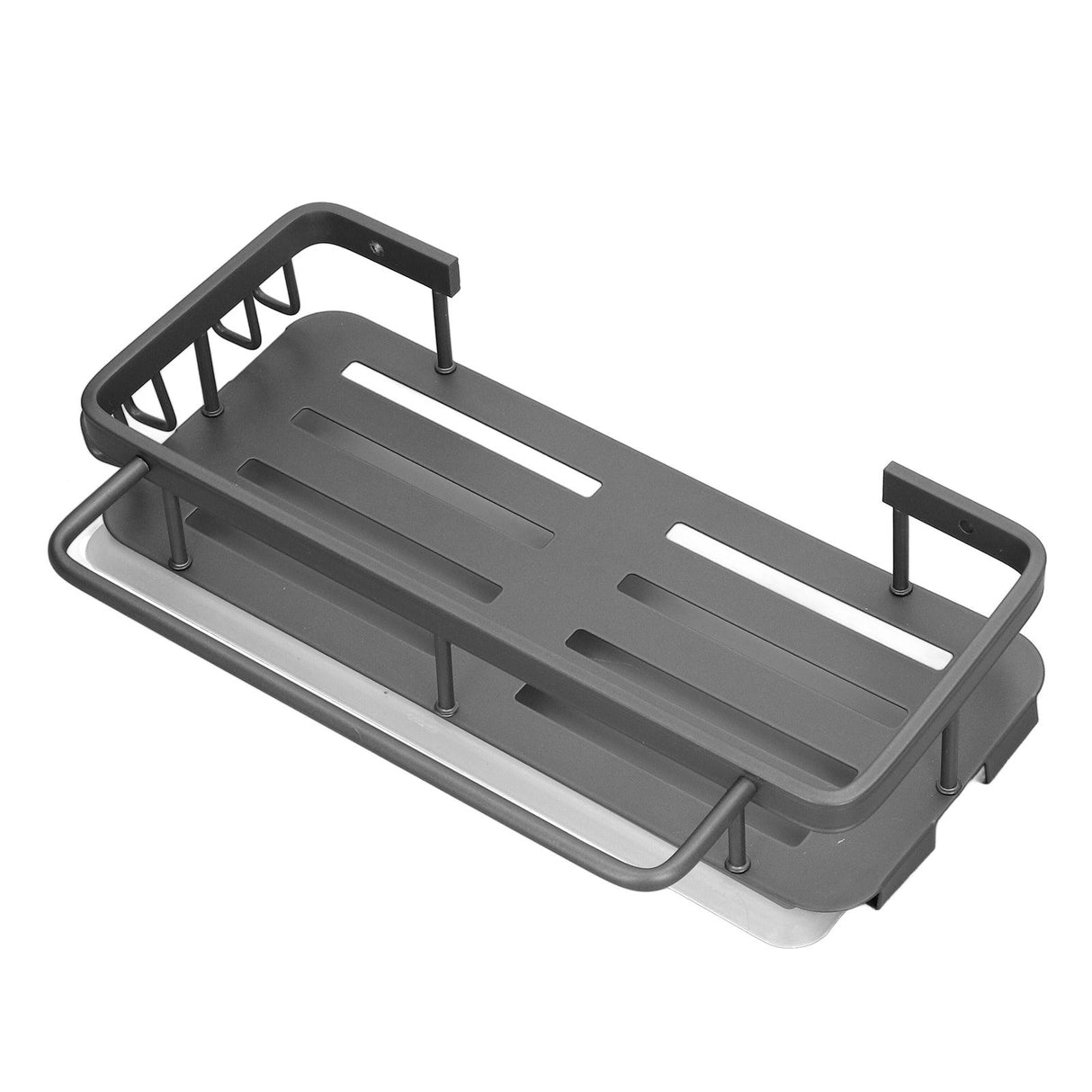 Kitchen Wall Mounted Sink Shelf Punching Free Rustproof Over Sink Dish Drying Rack for Home