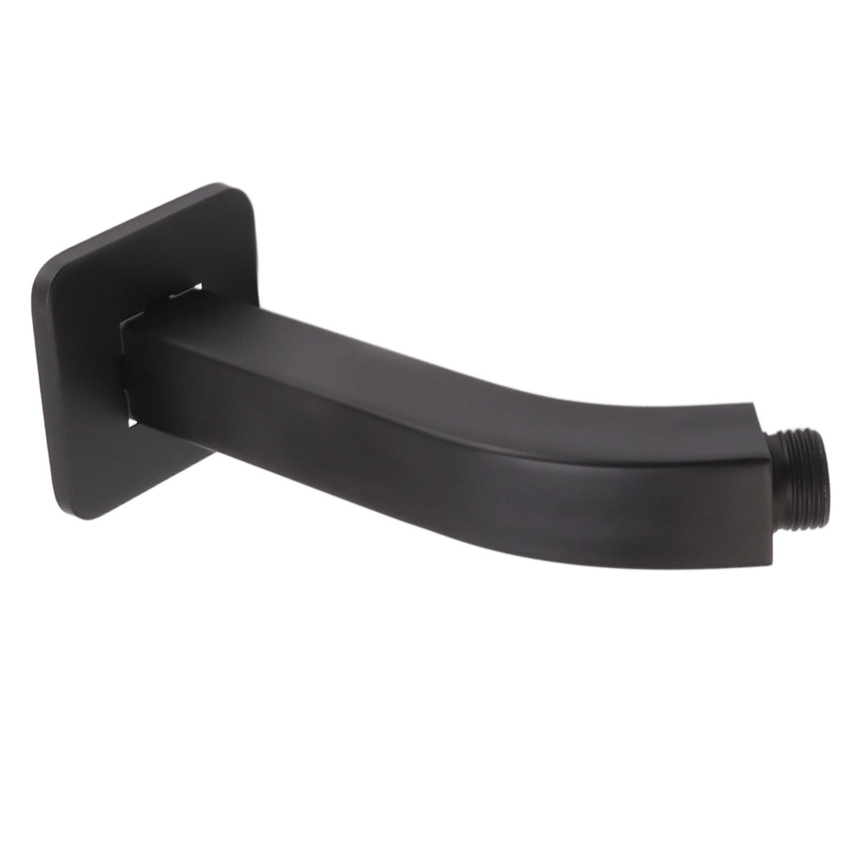 Shower Arm Extension Tube Brass Shower Head Extender Home Decoration NPT for Bathroom Black